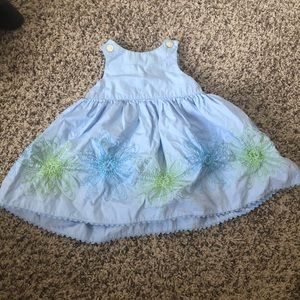 Baby blue dress 3-6 months
